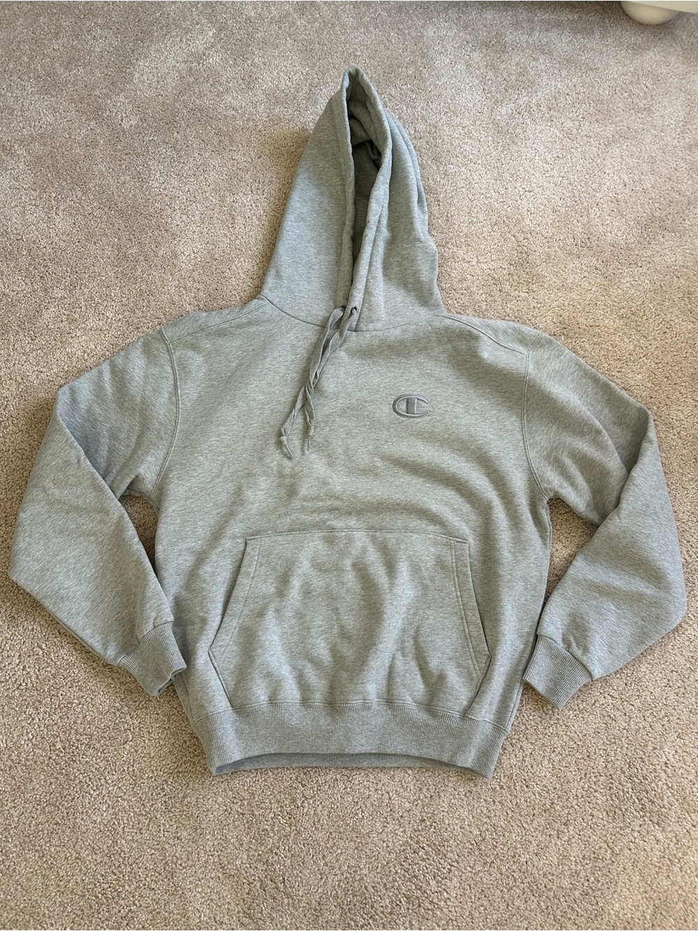 Men’s Champion Light Gray Hoodie